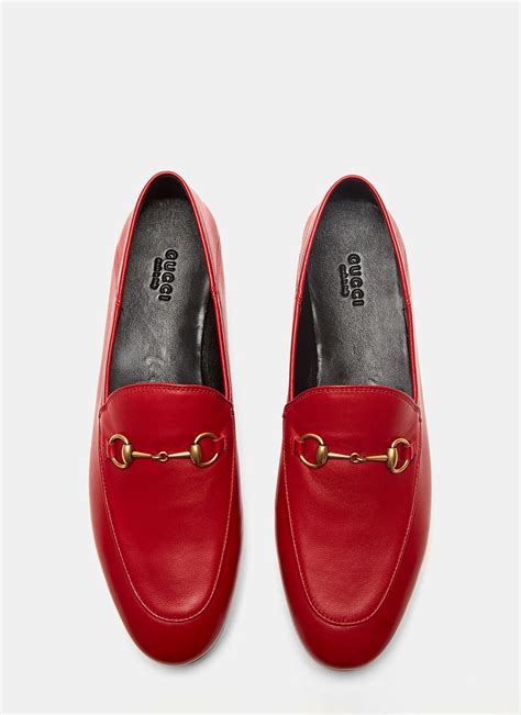 gucci red loafers womens|gucci loafers suede.